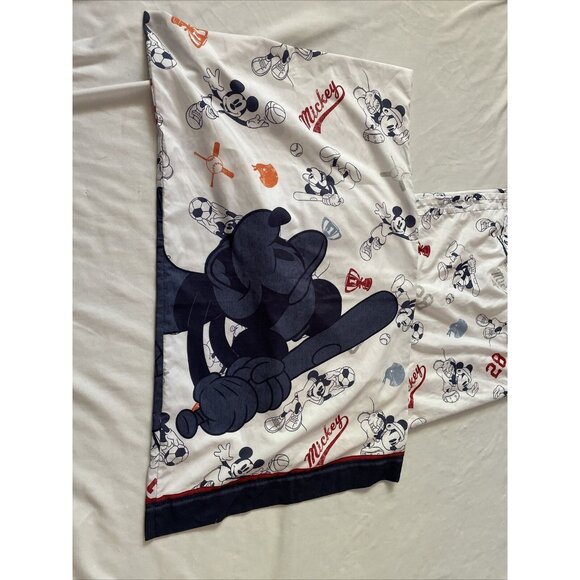 Disney Mickey Mouse Sports Twin Flat Sheet & Pillowcase Set - Picture 3 of 12
